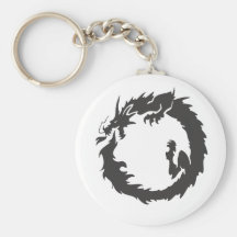Dragón infinito llavero personalizado