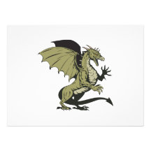 Dragón Invitación