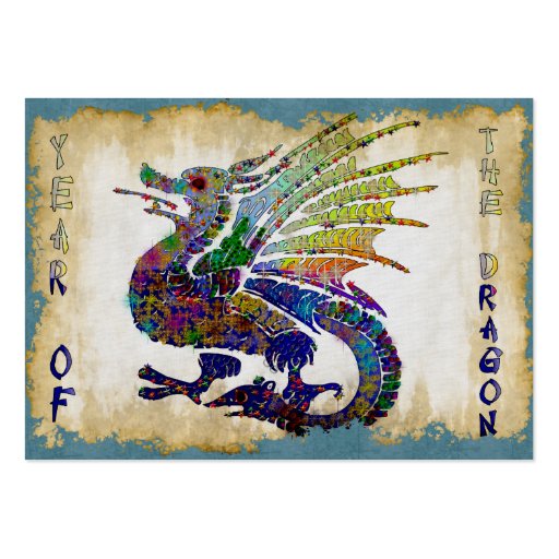 Dragón Jeweled Tarjetas Personales
