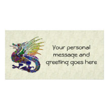 Dragón Jeweled Tarjetas Personales
