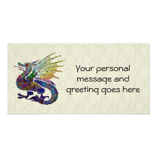 Dragón Jeweled Tarjetas Personales