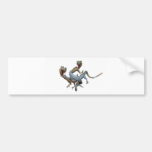 Dragon.jpg gemelo verde pegatina de parachoque