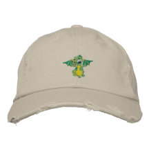Dragón lindo del bebé gorra de beisbol