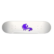 Dragón mimoso lindo púrpura tablas de skate