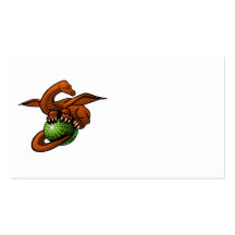Dragón misterioso tarjeta de visita