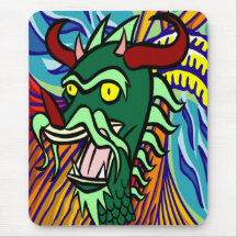 Dragón místico Mousepad Alfombrilla De Ratón