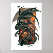 Dragón negro de Firey Impresiones
