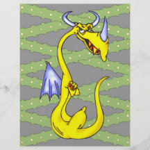 Dragón obstinado tarjetas informativas