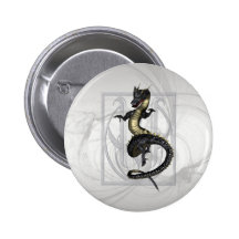 Dragón ornamental chino pin