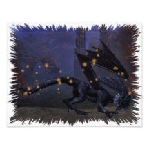 Dragón oscuro invitacion personalizada