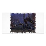 Dragón oscuro tarjetas con fotos personalizadas