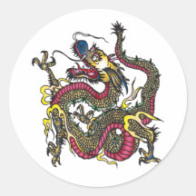 Dragón Pegatina