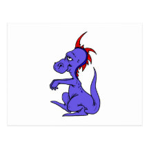 Dragón punky del Mohawk Postales