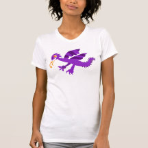 Dragón púrpura (adulto) camisetas