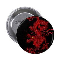 Dragón rojo pin