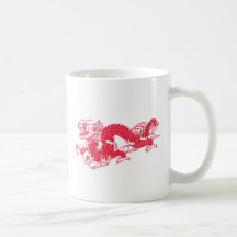 DRAGÓN ROJO TAZA