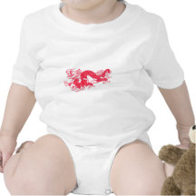 DRAGÓN ROJO TRAJES DE BEBÉ