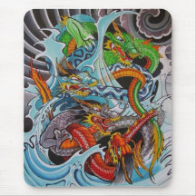 dragón tapete de ratones