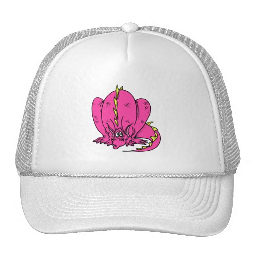 Dragón tímido rosado gorra