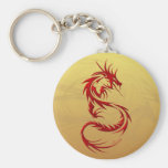 Dragón tribal llavero