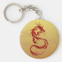 Dragón tribal llavero