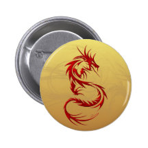 Dragón tribal pin