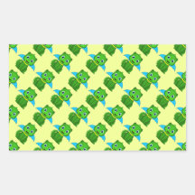 Dragón verde y azul de Chibi Rectangular Altavoz