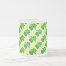 Dragón verde y azul de Chibi Taza
