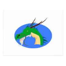 Dragón viejo postales