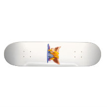 Dragón viejo triste de la fantasía patineta personalizada