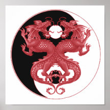 Dragones 3 de Yin Yang Impresiones