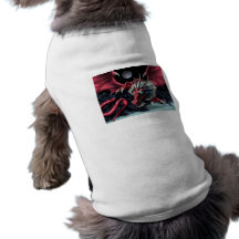 dragones camisa de mascota