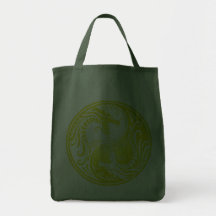 Dragones de Yin Yang, amarillos Bolsas