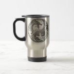 Dragones de Yin Yang, oscuros Tazas