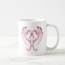 DRAGONES DEL AMOR TAZAS DE CAFÉ