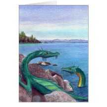 Dragones del lago Tahoe Tarjeta
