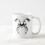 DRAGONES GEMELOS TRIBALES TAZAS DE CAFÉ
