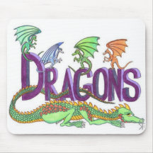 Dragones Mousepad Tapete De Ratón