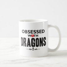 Dragones obsesionados tazas de café