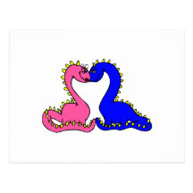 Dragones preciosos tarjeta postal