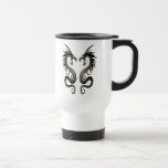 Dragones tribales gemelos tazas de café