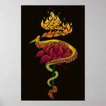 DragonFlowerTorch Poster