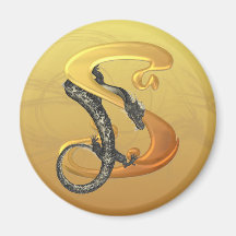 Dragonlore S inicial Imanes De Nevera