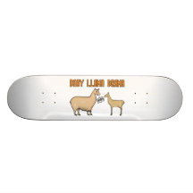 Drama de la llama del bebé patin personalizado