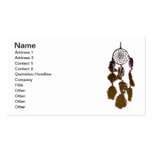 Dreamcatcher Plantilla De Tarjeta Personal