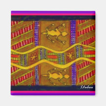 Dreamtime aborigen Goanas por S Ambrose Iman De Nevera