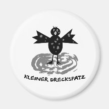 dreckspatz dreck spatz schmutzfink magnets