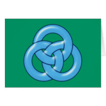 Drei Kreise verflochten three circles interwoven Karte
