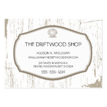 DRIFTWOOD Y SHELL HORNEADO A LA CREMA Y CON PAN RA PLANTILLAS DE TARJETA DE NEGOCIO