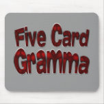 Drk de Gramma de cinco tarjetas Tapetes De Raton